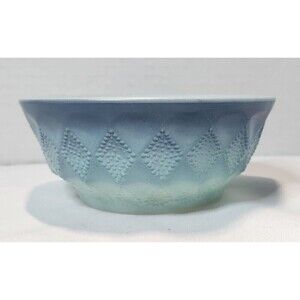 Vintage Fire King Kimberly Diamond Blue Ombre Ramekin Anchor Hocking